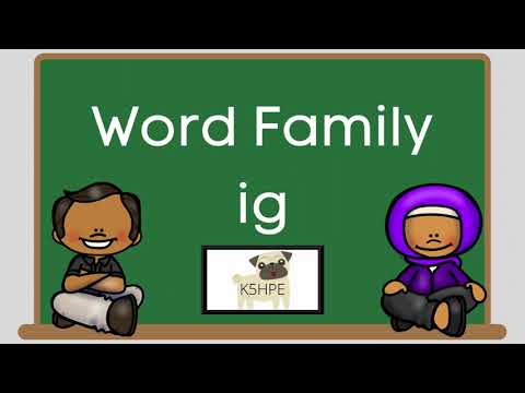 Word Family Ig,