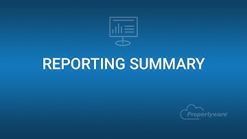 Reporting Quick Look - Rental Property Management Software