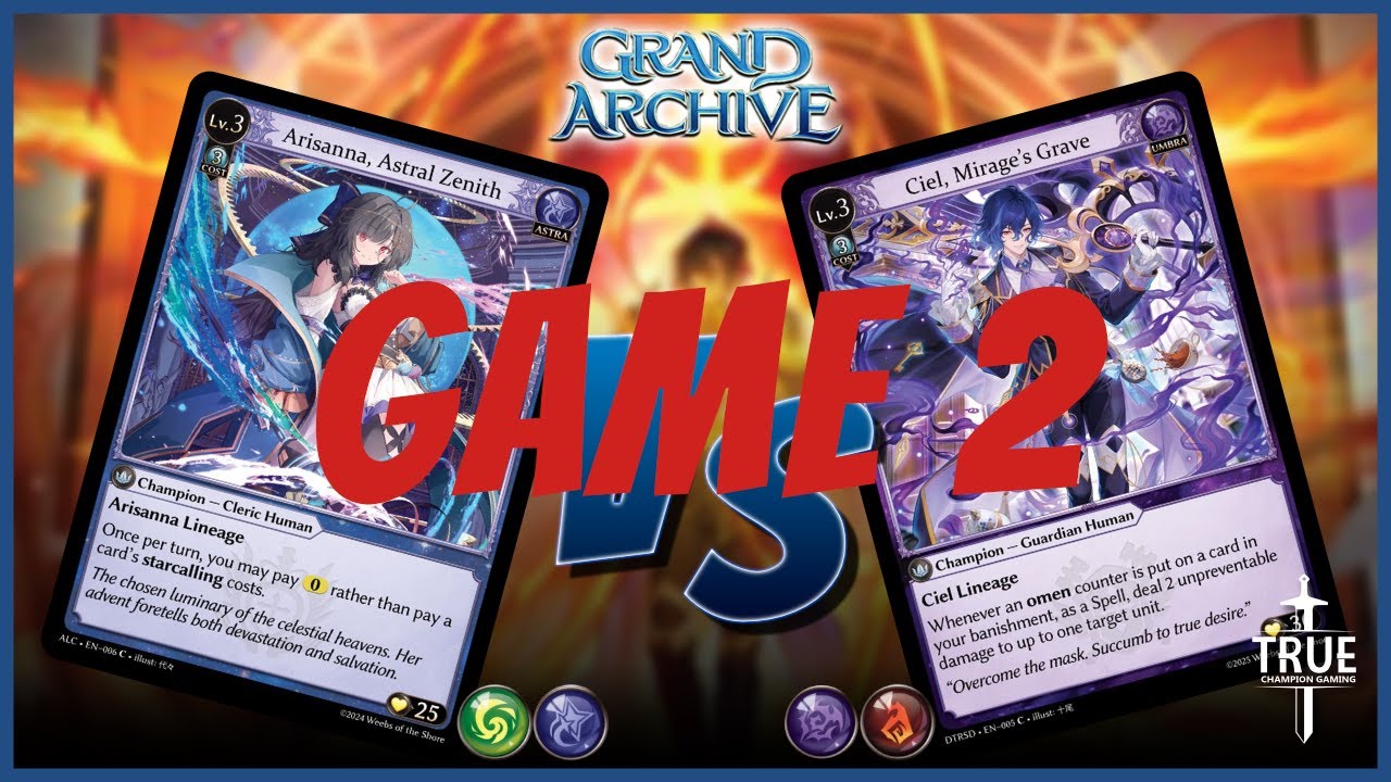 Wind Arisanna Vs Fire CIel G2 | Grand Archive TCG - YouTube