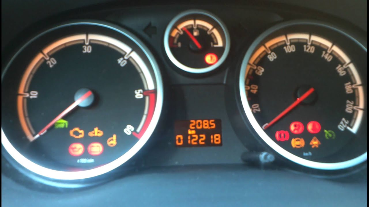 Ошибка esp opel astra