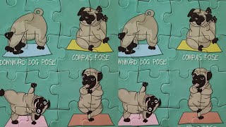 DOGA - DOG YOGA | Cute Pug Yoga Jigsaw Puzzle - 哈巴狗瑜伽 screenshot 5
