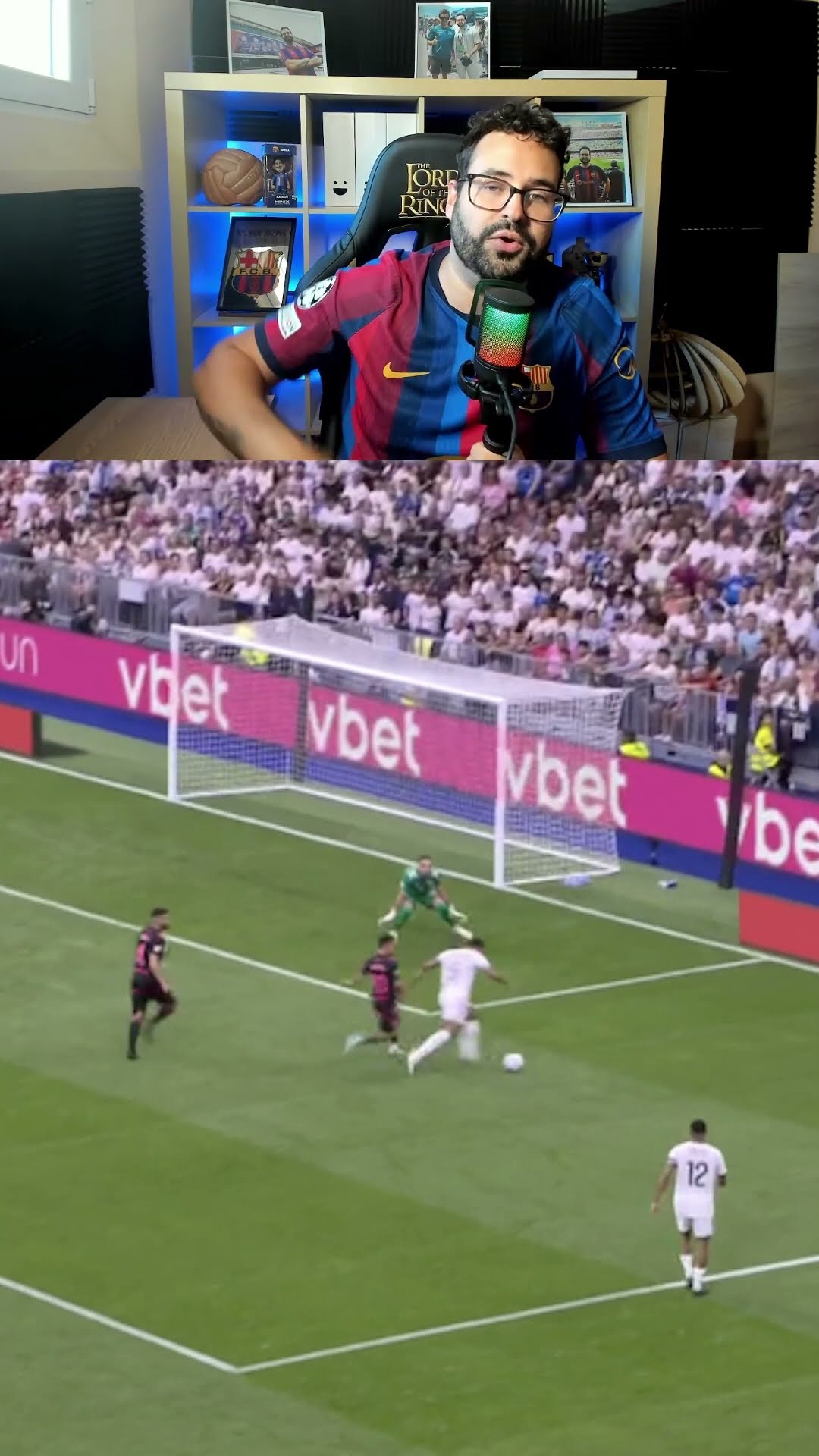 Brutal golazo de Bellingham #golazo #bellingham #realmadrid #mancuer #laliga  #shortvideo
