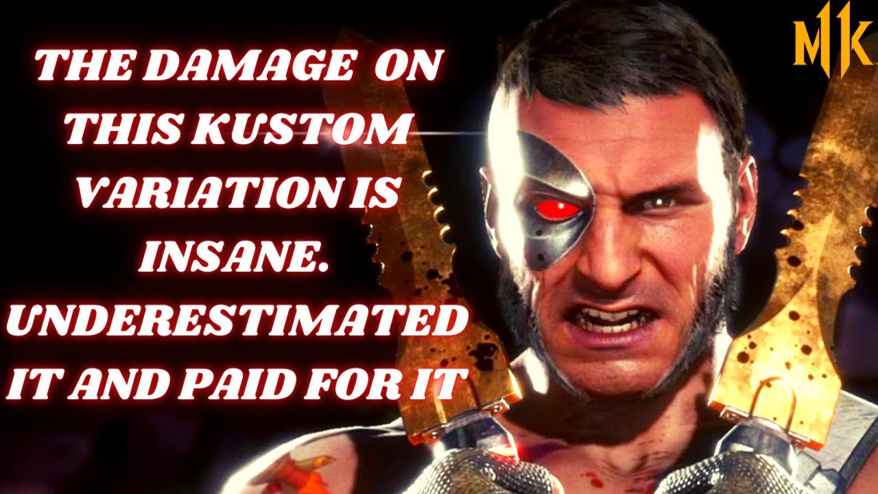 MK11 Ultimate: Rare Kano Kustom Variation Set Up But The Damage Output Is Insane. I was Shocked.