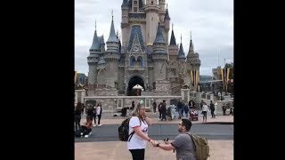 Real Life Fairytale: Guy Proposed To His Girlfriend Infront Of Cinderella's Castle