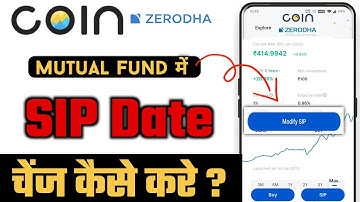 Zerodha Coin में SIP Date कैसे Change करें? | SIP Date बदलने का आसान तरीका 2025