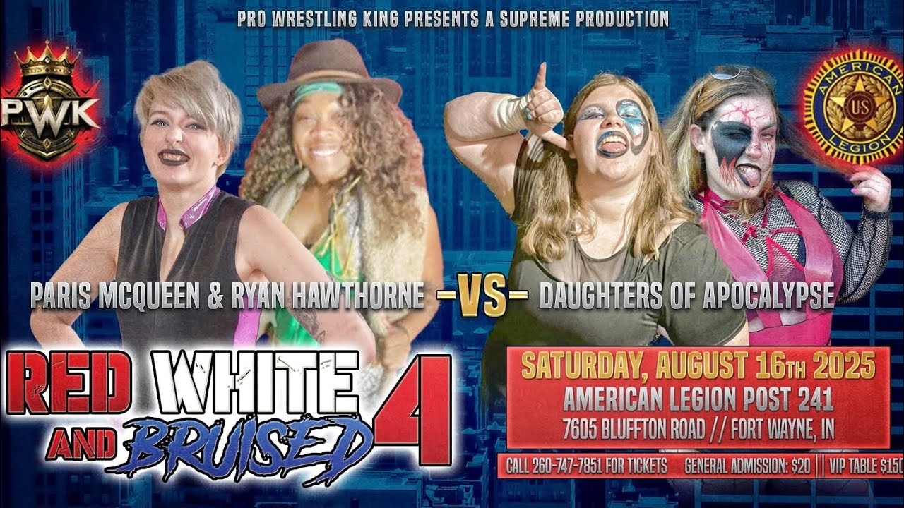 DOA, Jensyn & AJAXX vs Paris McQueen & Ryan Hawthorne PWK 8/16/25