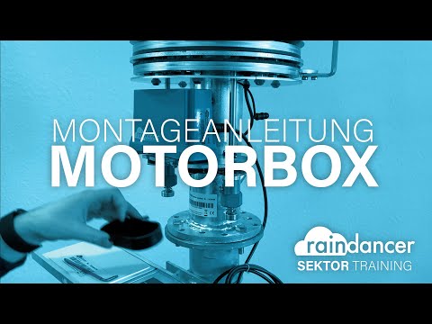 Sector control: Mounting instructions for motor box