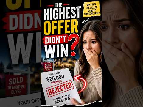 Why the biggest offer lost #realestate #negotiation #shorts