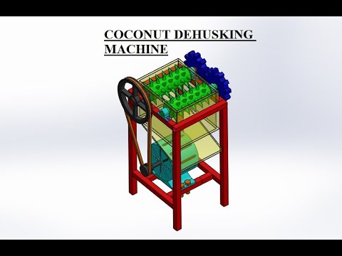 coconut dehusking machine project literature review