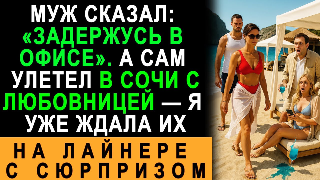 Муж Сказал Задержусь В Офисе, А Улетел В Сочи С Любовницей — Я Уже Ждала Их На Лайнере С Сюрпризом