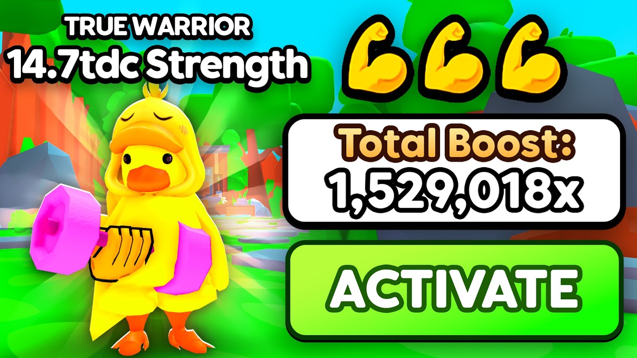 I Got WORLD RECORD 1,529,018x Strength Boost and Became a GOD in Arm Wrestle Simulator! (Roblox)