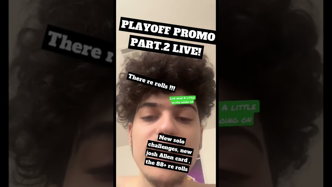 PLAYOFF PROMO PART.2! MASTER JOSH ALLEN! & LTD INGRAM OUT NOW! MADDEN 22 ULTIMATE TEAM