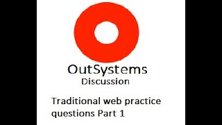 OutSystems Web Exams practice Questions Part 1