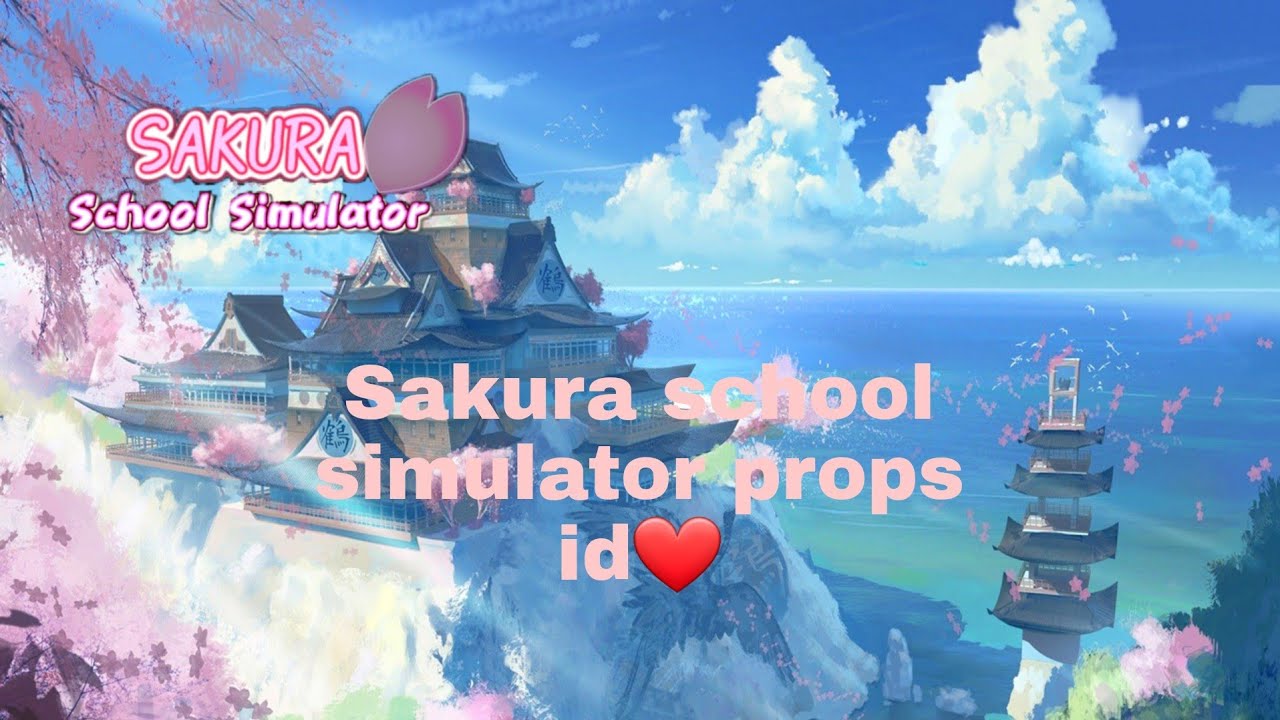 props id sakura school simulator 🌸 YouTube