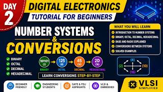 Day 2: Number Systems and Conversions | Digital Electronics Tutorial for Beginners