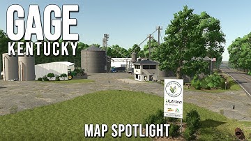 American Row Crop Paradise - Gage Kentucky - 4x Map Spotlight for FS25
