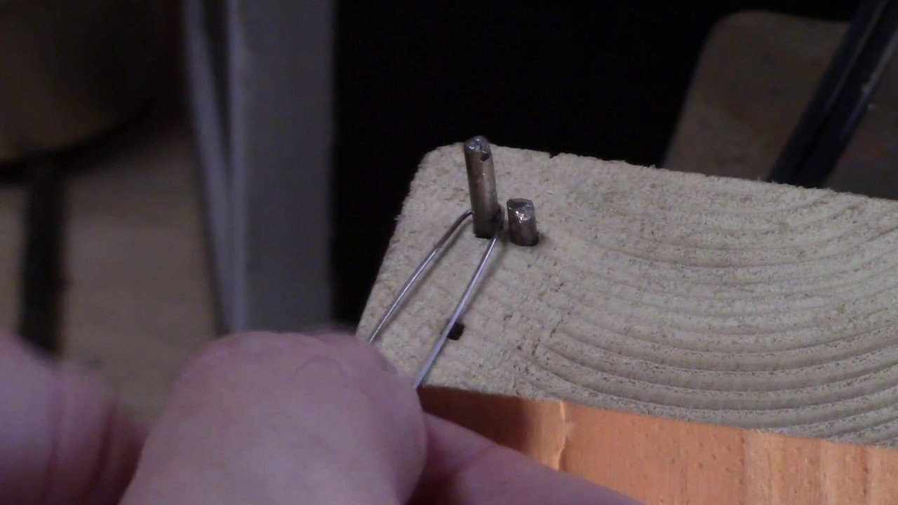 Как сделать стержень с открытым ушком для спиннинговых приманок