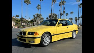 1995 E36 M3 (Dakar Yellow) - Walk Around
