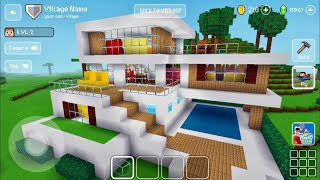Block Craft 3D: Building Simulator Games For Free Gameplay#1821 (iOS & Android) | Modern House 🏠 screenshot 2