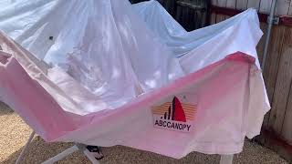 ABCCANOPY Ez Pop Up Canopy Tent with Sidewalls 10x10 Commercial  Series Review