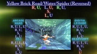 Dragons Lair: 10B Yellow Brick Road/Water/Spider (Reversed)  (Video Game Walkthrough)