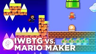 I Wanna Be The Guy's Creator Makes a Mario Maker Level – Devs Make Mario