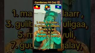 Gomeroi . counting to 10 in Gamilaraay language