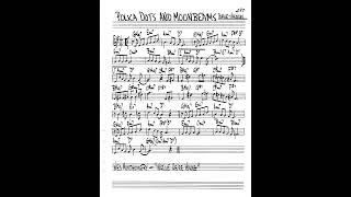 ボーカル　ビッグバンド譜面：POLKA DOTS AND MOONBEAMS POLKA DOTS AND MOONBEAMS