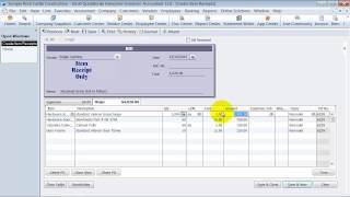 QuickBooks Training - Purchase Order for Inventory and Receive Inventory