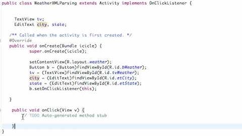 Android Application Development   154   Setting up XML Parsing Project