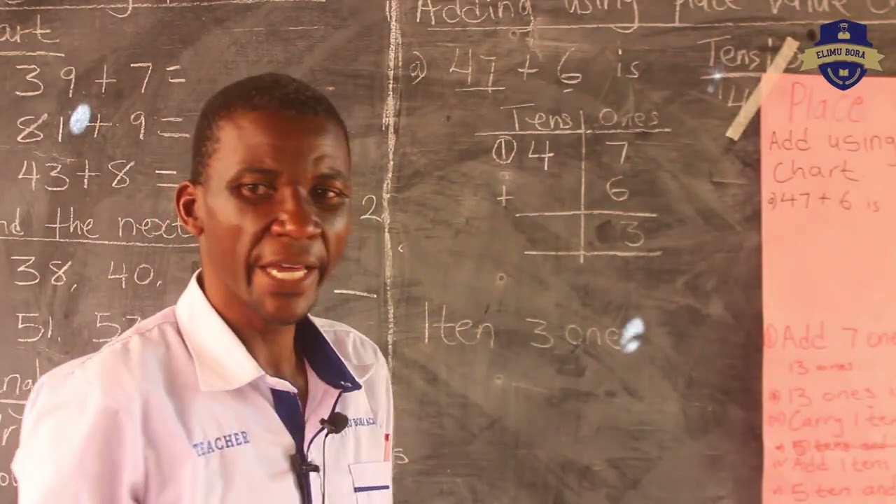 Математика, 2 класс | Сложение с использованием таблицы разрядов | Мистер Марк Ванга