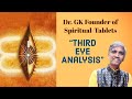 Third eye analysis by dr gk sir founder of spiritual tablets research