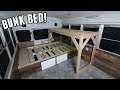 Adventure Bus Build Pt. 11 - Custom Bunk Bed!