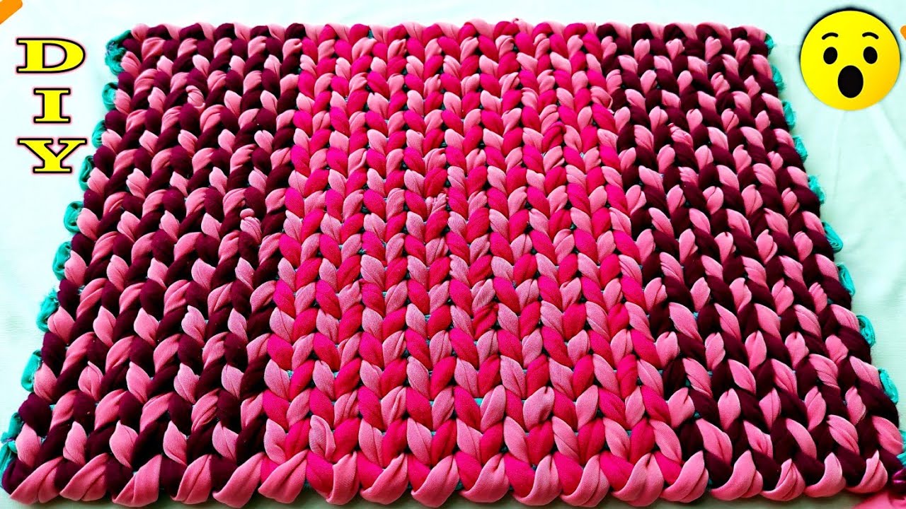 Super Easy Doormat DIY,  Doormat Making at Home, paydan banane ka tarika,