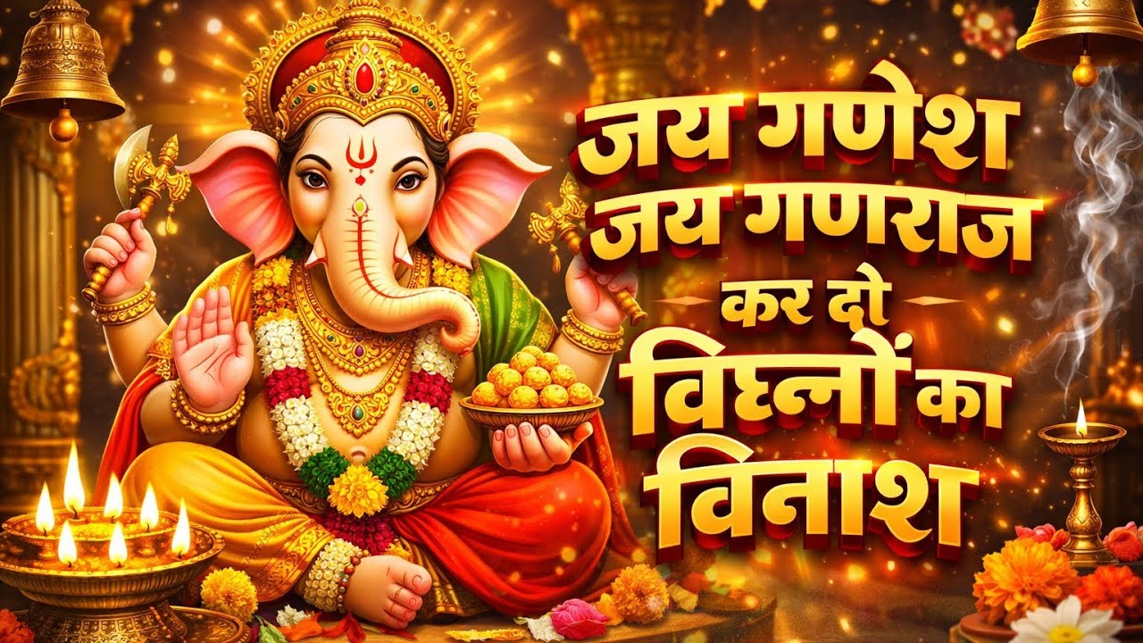 🌞 श्री गणेश आरती | मंगल प्रभात भक्ति गीत | विघ्न हरने वाली आरती | Ganesh ji Aarti| #bhakti #ganesh 
