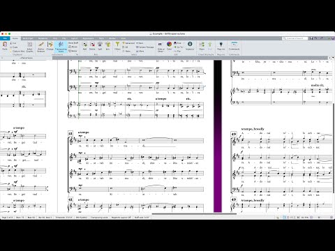 Scoring Express for Sibelius: Divisi on vocal staves