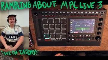 Rambling About: Akai MPC Live 3 with tafony