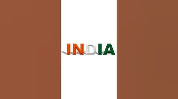 Indian Flag Typography🇮🇳 In Coreldraw | CorelDRAW Tutorial | #shorts #youtubeshorts #trending