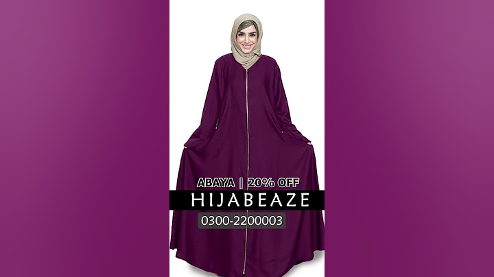 BEAUTIFUL ABAYAS | EID AL ADHA | 20% OFF | SHORTS | HIJABEAZE BY UROOJ