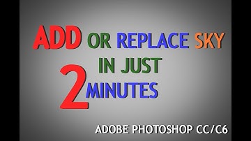 How to Easily and Quickly change a Sky in Photoshop CC/C6 in 2 minutes 2019Tutorial | Estiak Bejoy