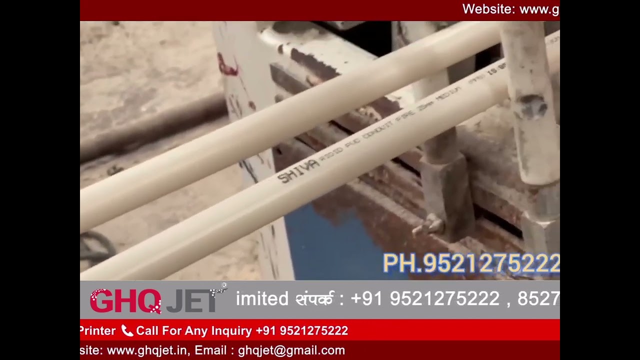 GHQJET Inkjet Printer Conduit Pipe Marking Machine Call 9521275222