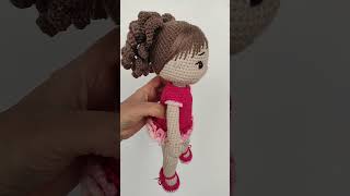кукла крючком)doll..#crochet #амигуруми #amigurumi #вязание #игрушки #дети #dolls #куклы