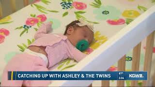 Catching up with Ashley & the twins