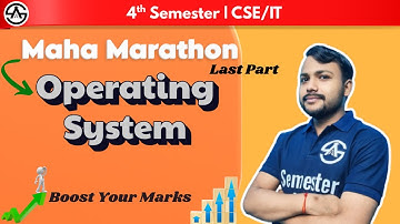 Operating Systems Polytechnic 4th Semester | Maha Marathon Part-2 by Vikas Sir