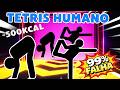 HUMAN TETRIS х 2 Player| –500 kcal | Consegue Seguir o Movimento? (99% FALHA) | JOGO VIRAL DIVERTIDO