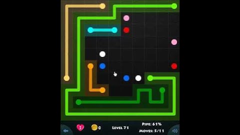 10 × 10 MANIA LEVEL 71 - FLOW GAME ON FACEBOOK Connect the dots