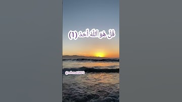 سورة الإخلاص بصوت الطفل محمد
