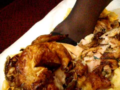 here is your chicken dinner
