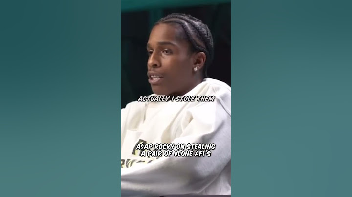 ASAP Rocky the sneaker thief. #asaprocky