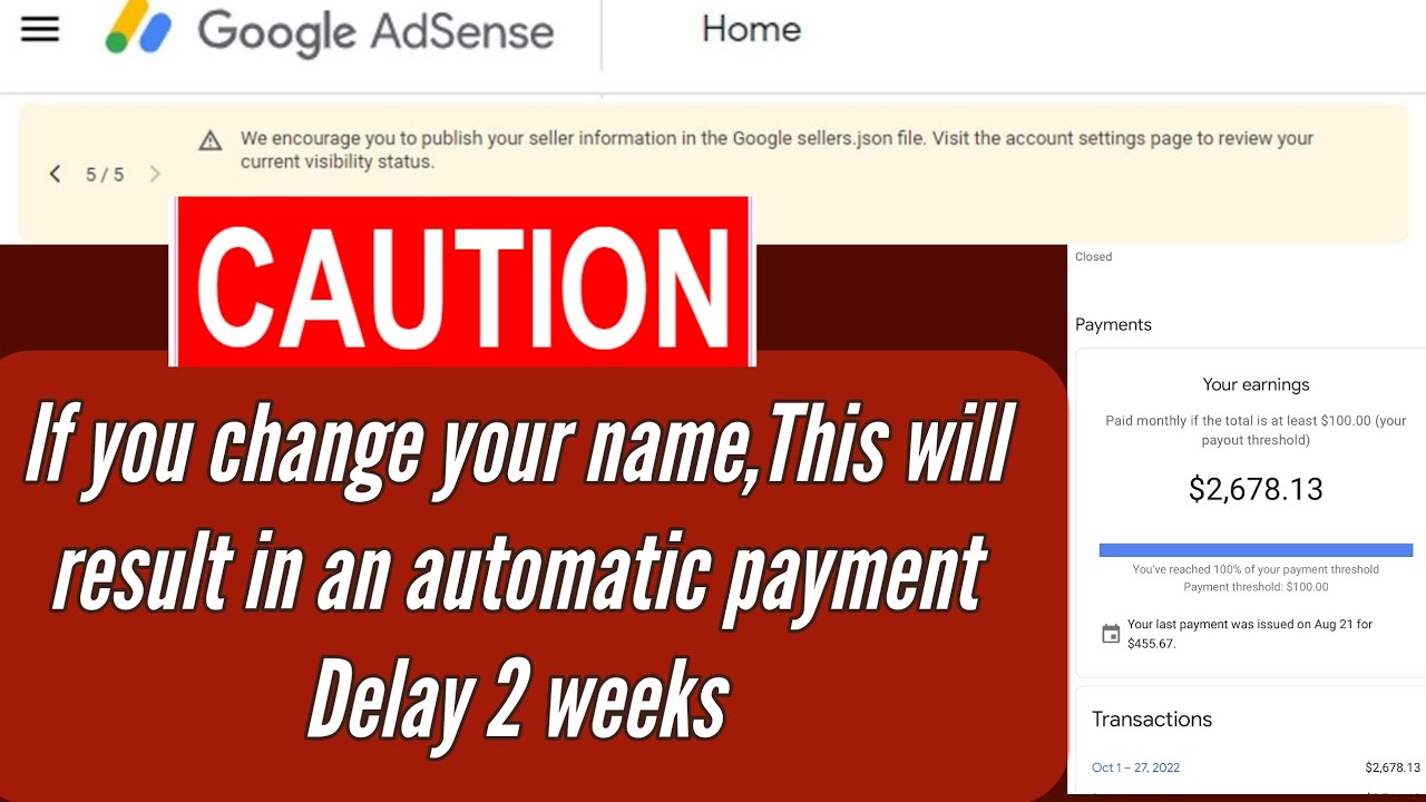 Urgent Google Adsense Update:How to fix Google Sellers.json file Issue | Google Adsense Account ,